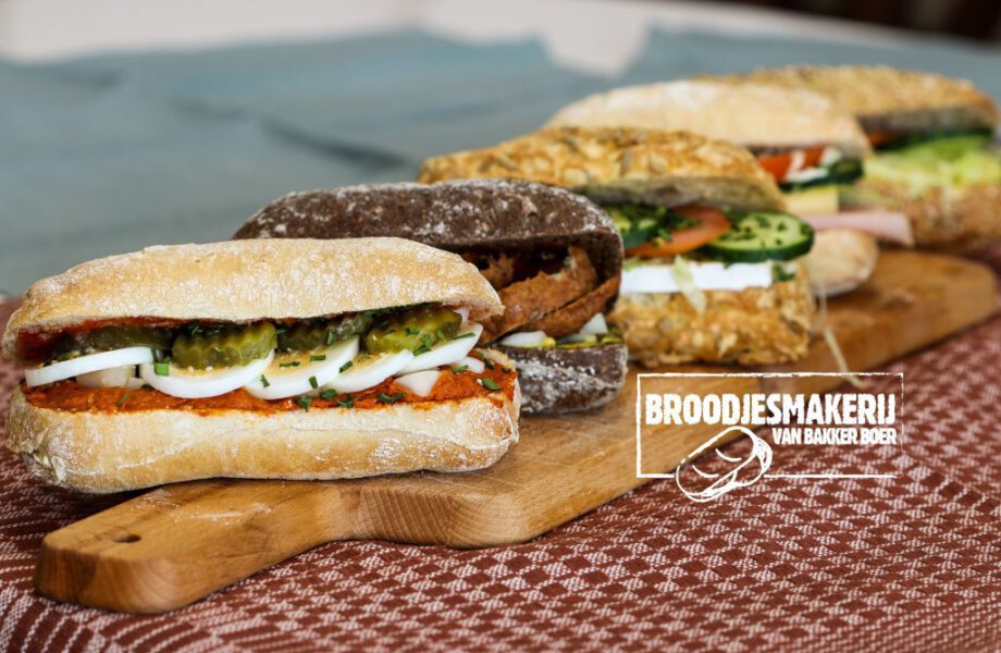 Belegde broodjes van Bakker Boer