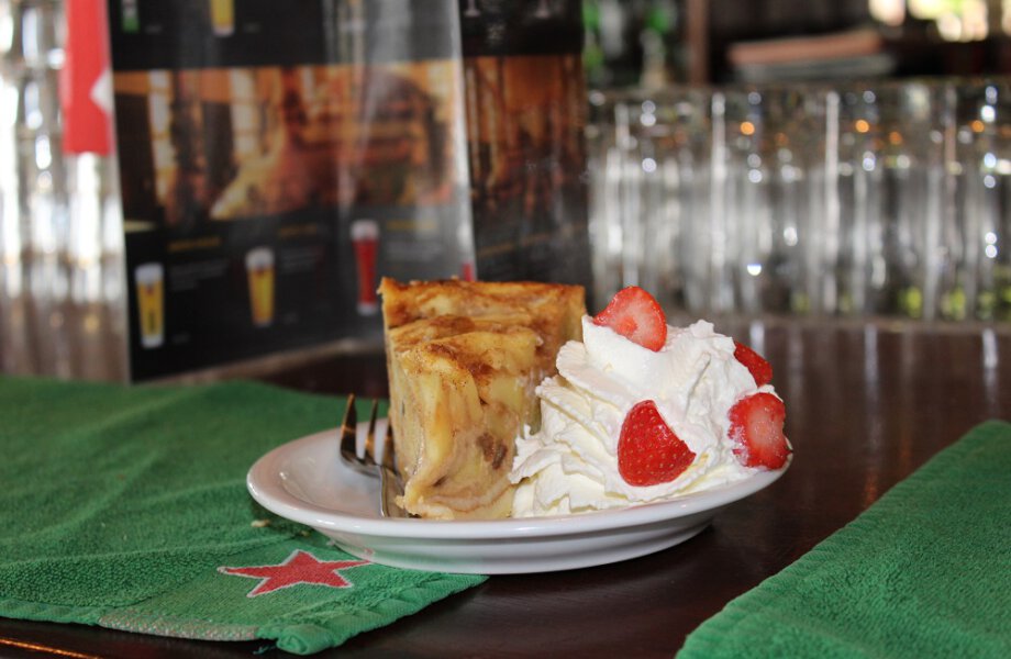 Appeltaart met slagroom