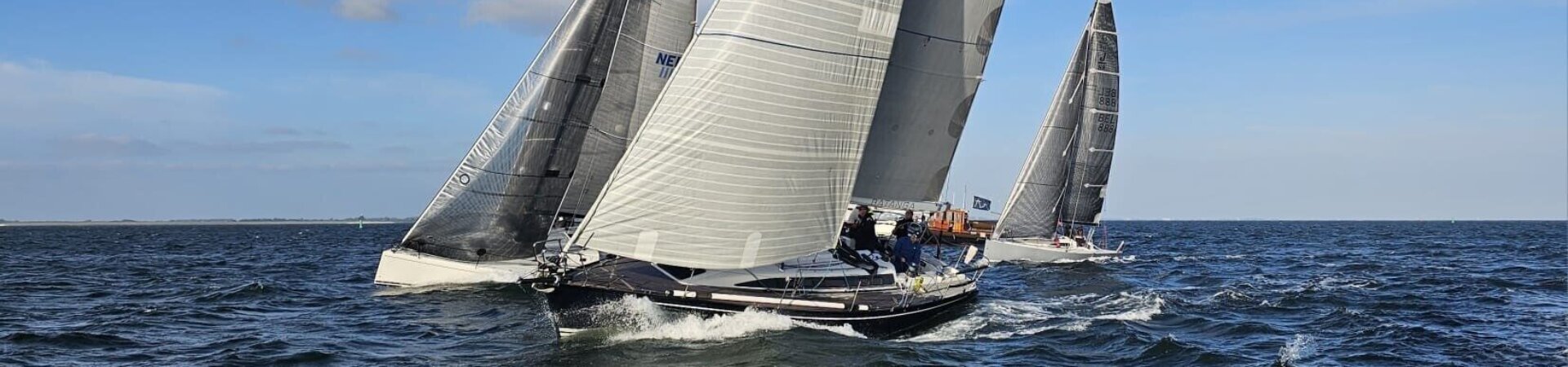 Zeilboten op de Oosterschelde
