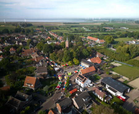 Luchtfoto Schoorse Herfstmarkt